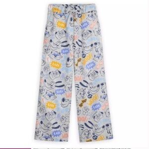 Disney Parks Disney Critters All Over Print Wide Leg Sweatpants. Size 2X NWT